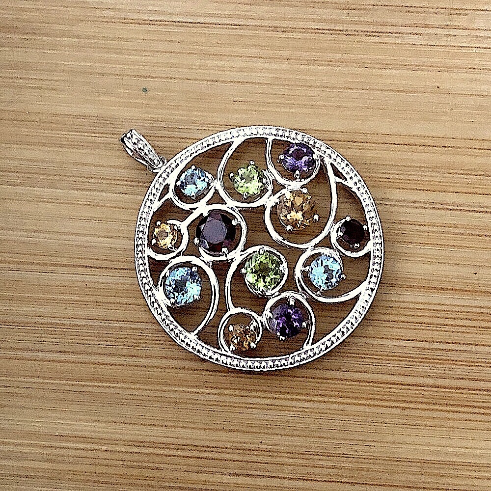 $62 Estate Designer Pendant Marked 925 China with (unrecognizable designer mark) - Picture 3 of 6